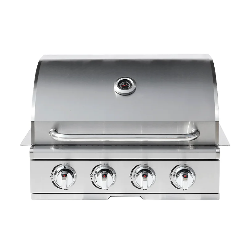 New Arrival Drop In Stainless Steel 430 Gas Grills 4 Burner BBQ With Round Cover Gas Grill For Outdoor Kitchen
New Arrival Drop In Stainless Steel 430 Gas Grills 4 Burner BBQ With Round Cover Gas Grill For Outdoor Kitchen