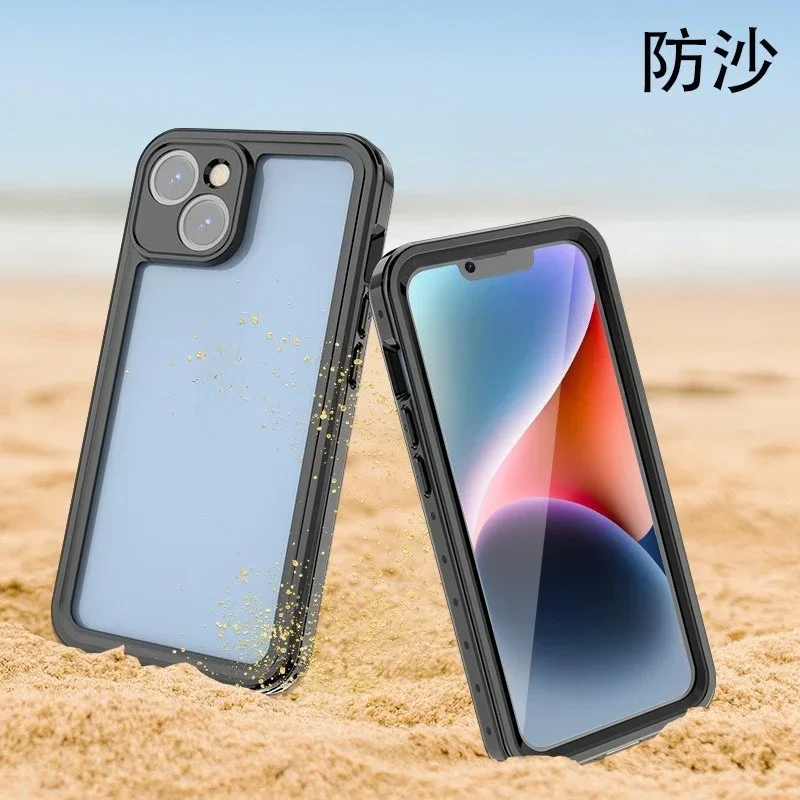 for IPhone16 15 14 13 12 Pro Max Plus Waterproof Drop Proof Dust Proof Full Protection Cases Outdoor Swimming Phone Cover Case
for IPhone16 15 14 13 12 Pro Max Plus Waterproof Drop Proof Dust Proof Full Protection Cases Outdoor Swimming Phone Cover Case