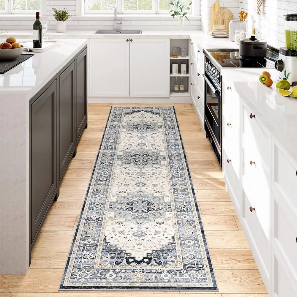 Runner Rug-2X6 Washable Distressed Hallway Runner Oriental Medallion Carpet Runner Non-Slip Non-Shedding Kitchen Mat Foldable
Runner Rug-2X6 Washable Distressed Hallway Runner Oriental Medallion Carpet Runner Non-Slip Non-Shedding Kitchen Mat Foldable