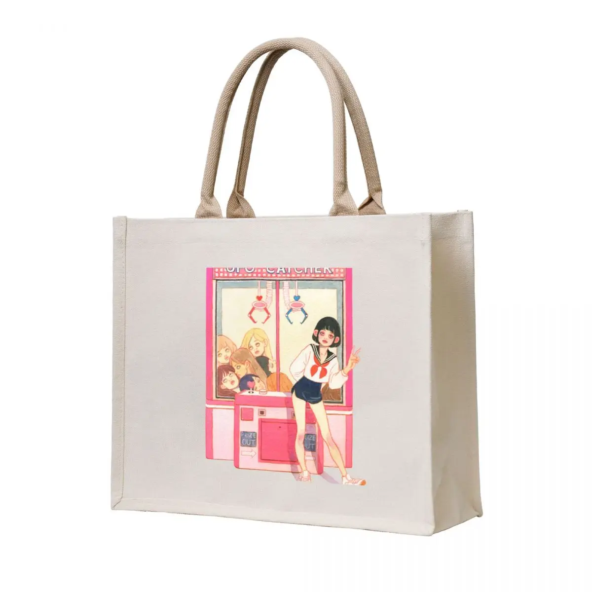 UFO catcher Tote Bag Cloth bag Custom bag foldable reusable university shopper
UFO catcher Tote Bag Cloth bag Custom bag foldable reusable university shopper