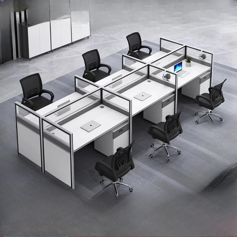 Office desk and chair combination is simple and modern, work station staff office computer desk
Office desk and chair combination is simple and modern, work station staff office computer desk