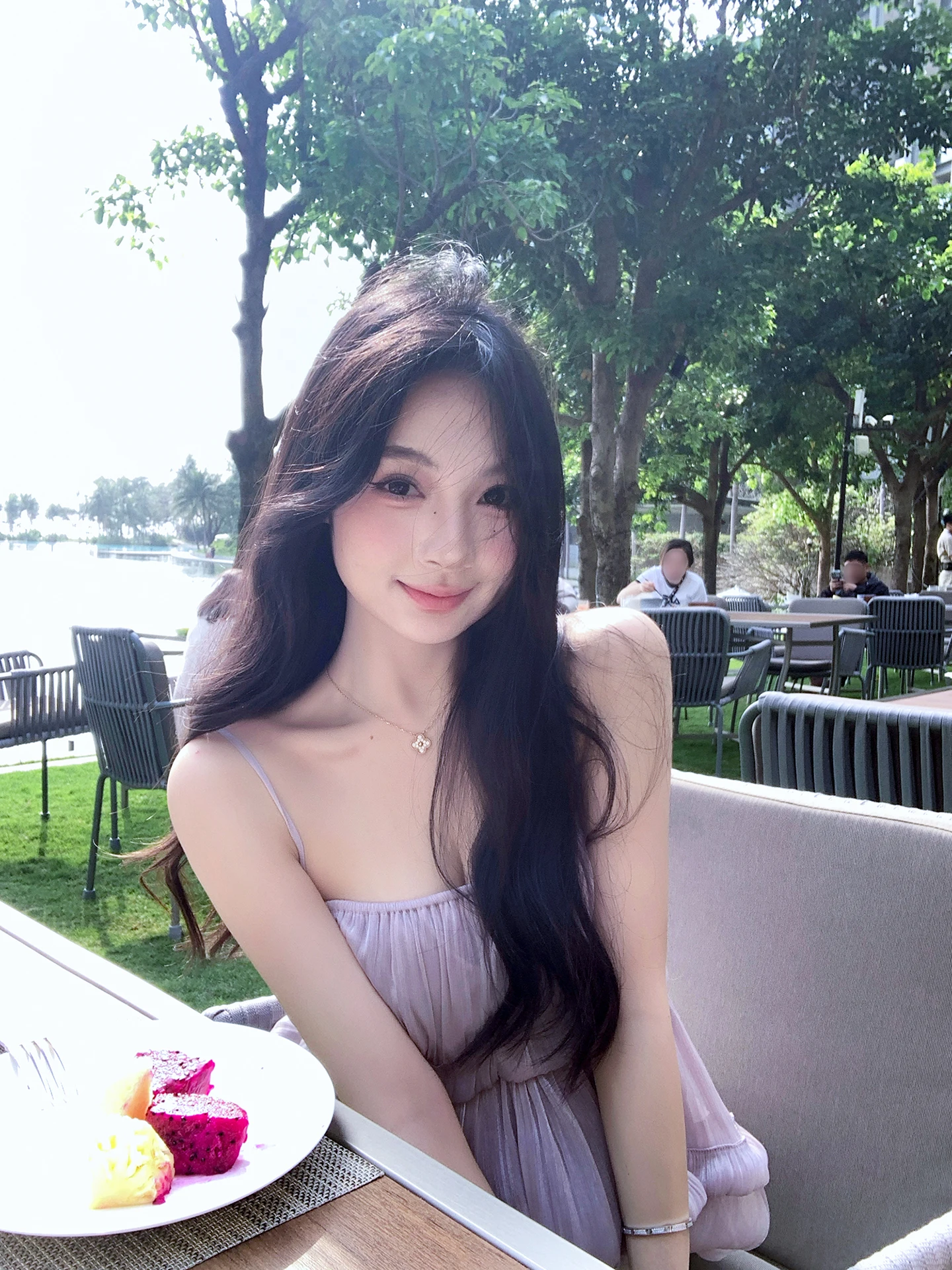 Purple Satin Vest Strap Women's Outdoor Wear Summer New Shoulder Exposure Top Regular Length Outerwear by ZhouYeye
Purple Satin Vest Strap Women's Outdoor Wear Summer New Shoulder Exposure Top Regular Length Outerwear by ZhouYeye
