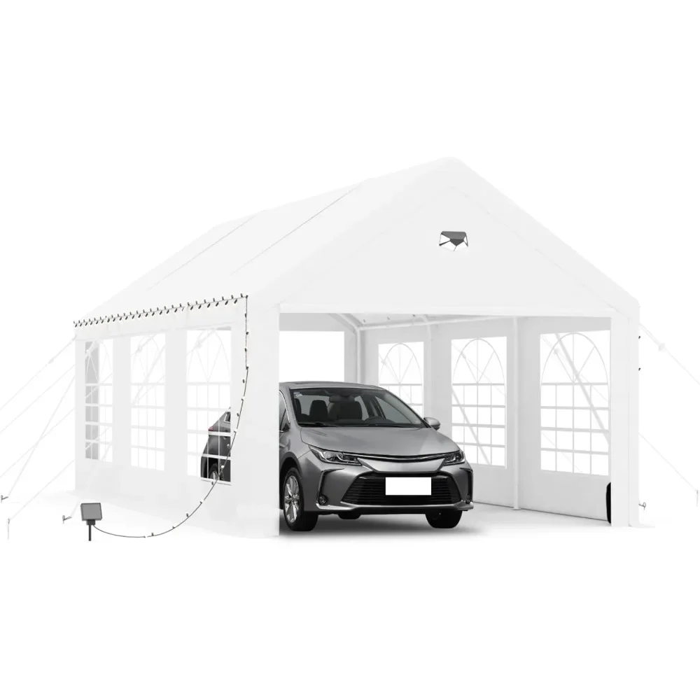 10X20 Heavy Duty,Car Ports with 180G Removable Side Walls,Portable Car Port Garage,Car Shelter All Weather
10X20 Heavy Duty,Car Ports with 180G Removable Side Walls,Portable Car Port Garage,Car Shelter All Weather