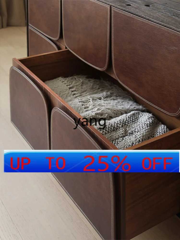 LHSolid Wood Sideboard Italian Retro Spade Hu Color Tea Cabinet 
LHSolid Wood Sideboard Italian Retro Spade Hu Color Tea Cabinet