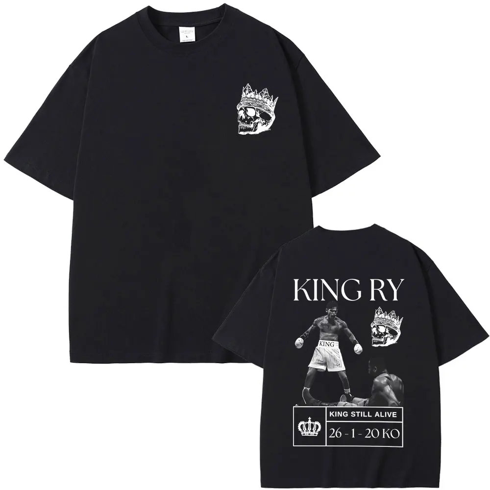 King Ry Ryan Carcia King Still Alive Graphic Print T-shirt Vintage Skull Graphic T Shirts Male Hip Hop Oversized Short Sleeve
King Ry Ryan Carcia King Still Alive Graphic Print T-shirt Vintage Skull Graphic T Shirts Male Hip Hop Oversized Short Sleeve