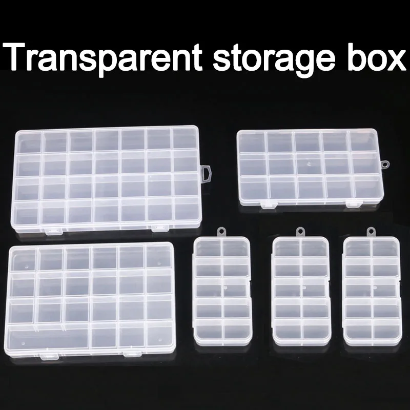 New Jewelry Organizer Boxes Bead Storage Organizer for Small Things Bead Container Plastic Storage Box SLSSH01