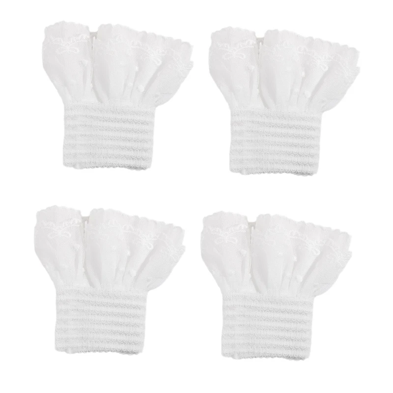 49ME 2 Pairs Hand Sleeves Easy Install Ruffled Lace Wrist For Multiple Outfit Styles
49ME 2 Pairs Hand Sleeves Easy Install Ruffled Lace Wrist For Multiple Outfit Styles
