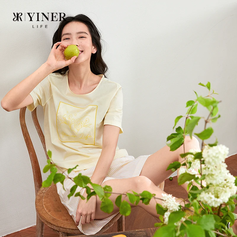 Cool-feeling home wear set, wearable as outer clothing, pure cotton printed patchwork embroidered pajamas for women
Cool-feeling home wear set, wearable as outer clothing, pure cotton printed patchwork embroidered pajamas for women