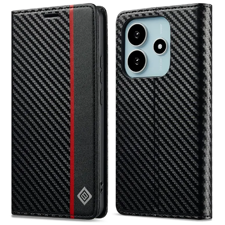 LC.IMEEKE For Xiaomi Redmi Note 14 4G (164.84mm) Case Carbon Fiber Texture Phone Cover Stand Card Holder - Vertical Stripe
LC.IMEEKE For Xiaomi Redmi Note 14 4G (164.84mm) Case Carbon Fiber Texture Phone Cover Stand Card Holder - Vertical Stripe