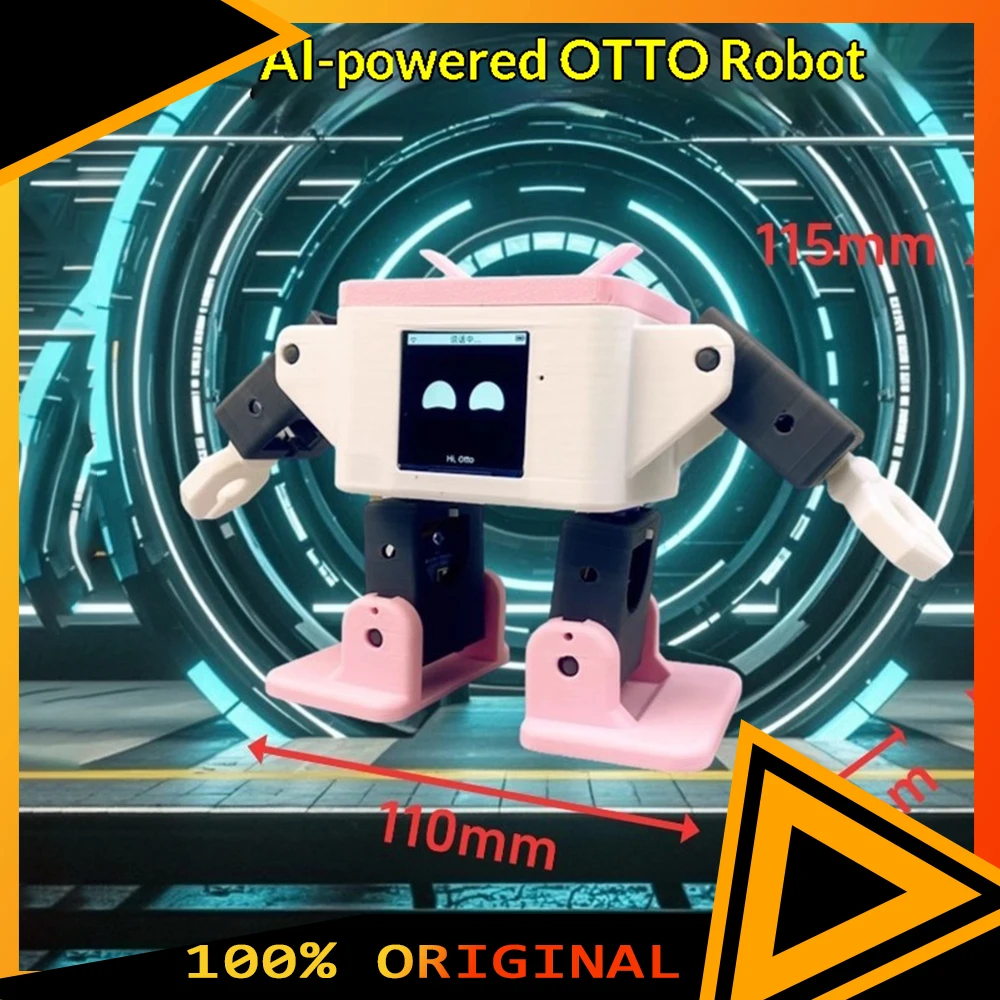 Умный робот с искусственным интеллектом, настольный робот Otto ESP32-S3, интеллектуальный интерактивный робот для танцев, сделай сам, комплект макетной платы, подарки
Умный робот с искусственным интеллектом, настольный робот Otto ESP32-S3, интеллектуальный интерактивный робот для танцев, сделай сам, комплект макетной платы, подарки