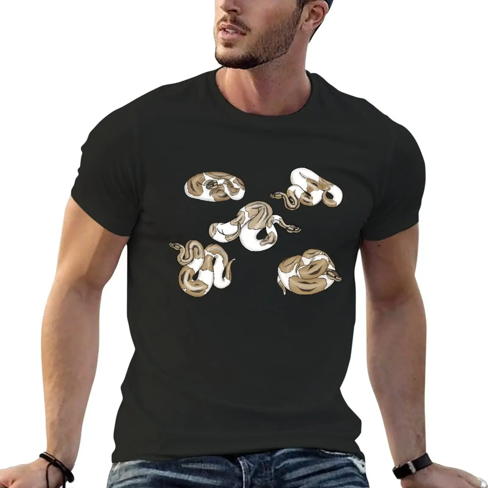 Piebald ball pythons T-Shirt vintage graphic tee boys animal print street wear outfits for men
Piebald ball pythons T-Shirt vintage graphic tee boys animal print street wear outfits for men
