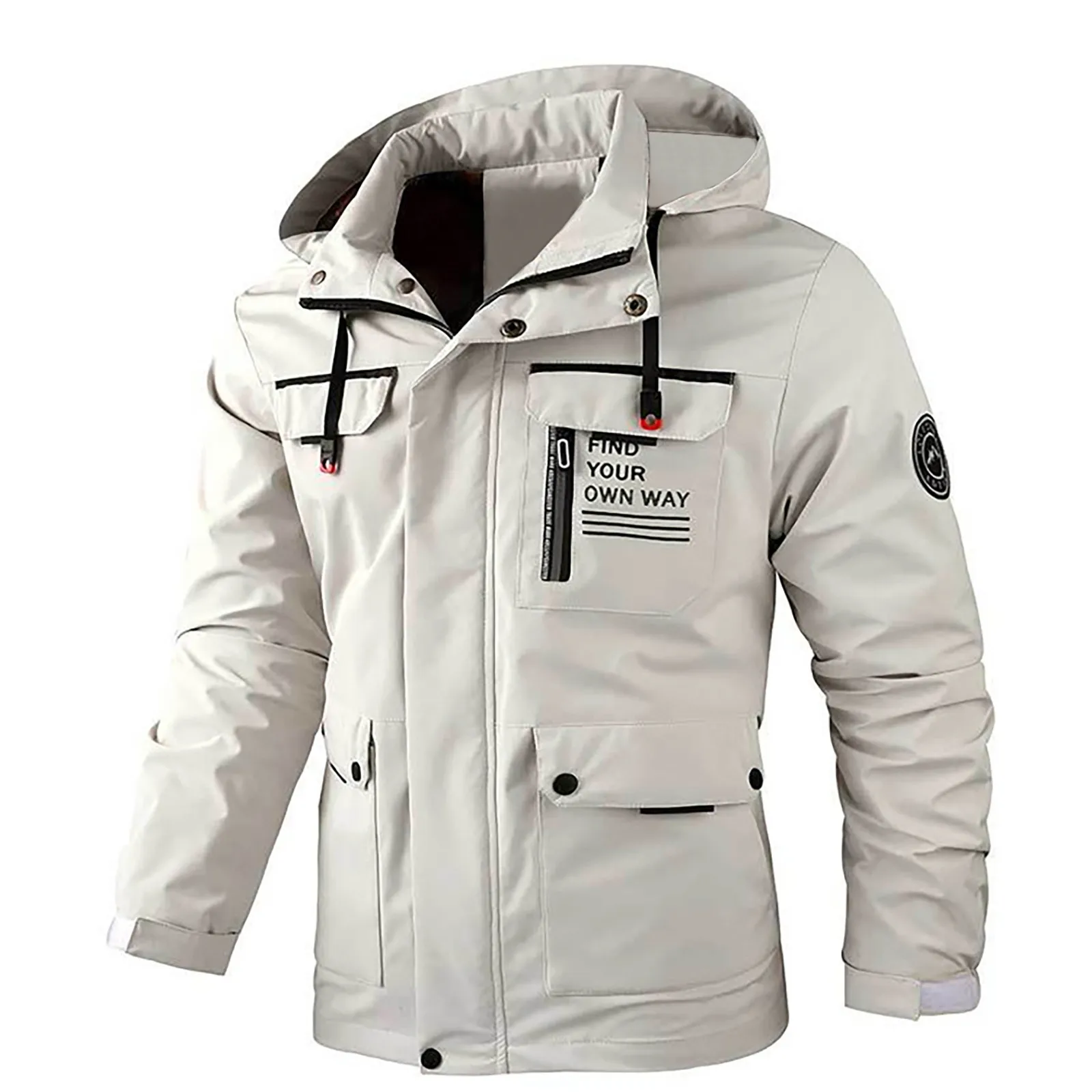 Fashion Men's Casual Windbreaker Jackets Hooded Jacket Man Waterproof Outdoor Soft Shell Winter Coat Clothing Warm Plus Size
Fashion Men's Casual Windbreaker Jackets Hooded Jacket Man Waterproof Outdoor Soft Shell Winter Coat Clothing Warm Plus Size
