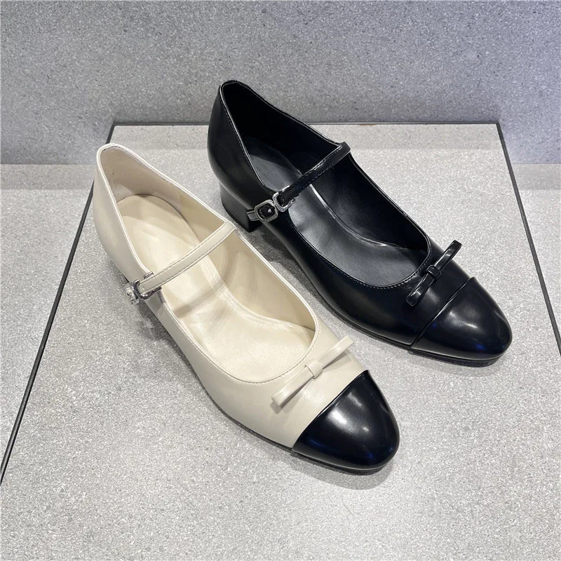Bow-knot Round Head Women Shoes Solid Buckle Strap Mary Janes Spring Slip on Sandals Casual Thick Heel Zapatos Mujer
Bow-knot Round Head Women Shoes Solid Buckle Strap Mary Janes Spring Slip on Sandals Casual Thick Heel Zapatos Mujer