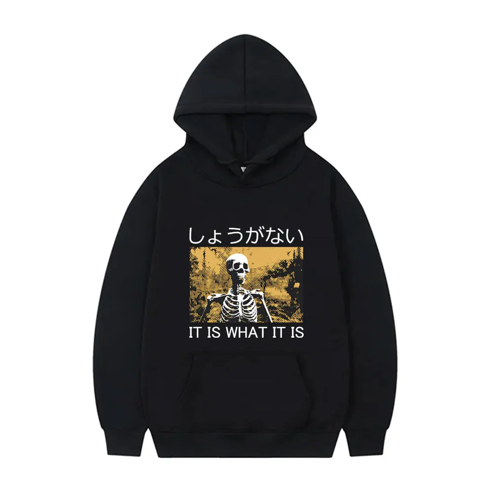 It Is What It Is Hoodie Horror Funny Meme Skeleton Graphic Print Sweatshirt Men Women Fashion Casual Oversized Pullover Hoodies
It Is What It Is Hoodie Horror Funny Meme Skeleton Graphic Print Sweatshirt Men Women Fashion Casual Oversized Pullover Hoodies