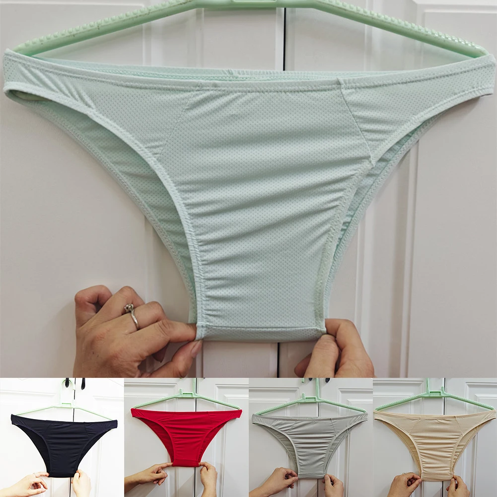 Трусики без мешка, мужские узкие трусы из ледяного шелка, дышащее нижнее белье с низкой талией, повседневные спортивные трусы для мужчин
Трусики без мешка, мужские узкие трусы из ледяного шелка, дышащее нижнее белье с низкой талией, повседневные спортивные трусы для мужчин