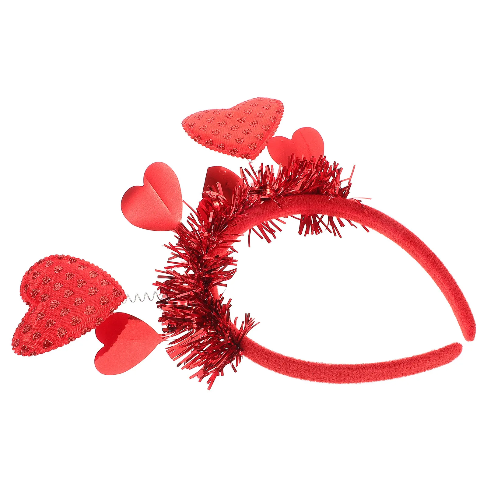 Glitter Red Heart Headband with Tassels for Wedding Bridesmaid Flower Girl Party Sequin Love Hairband Comfortable Lightweight
Glitter Red Heart Headband with Tassels for Wedding Bridesmaid Flower Girl Party Sequin Love Hairband Comfortable Lightweight