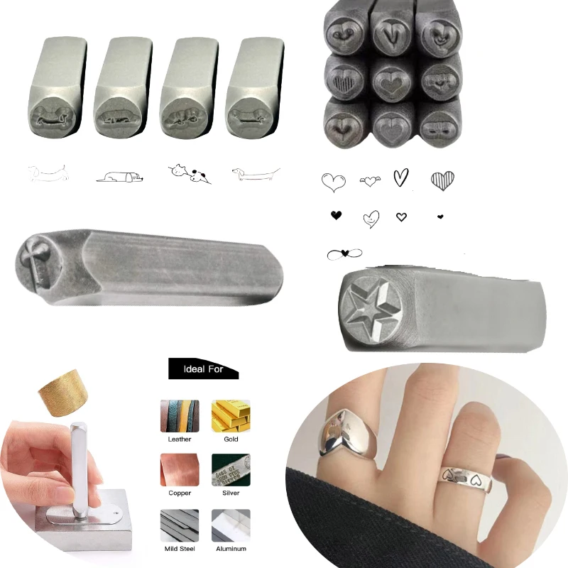 1Set Multipurpose Heart Shaped Sturdy Steel Stamp Set Home DIY Accessory for Jewelry Designers and Enthusiasts
1Set Multipurpose Heart Shaped Sturdy Steel Stamp Set Home DIY Accessory for Jewelry Designers and Enthusiasts
