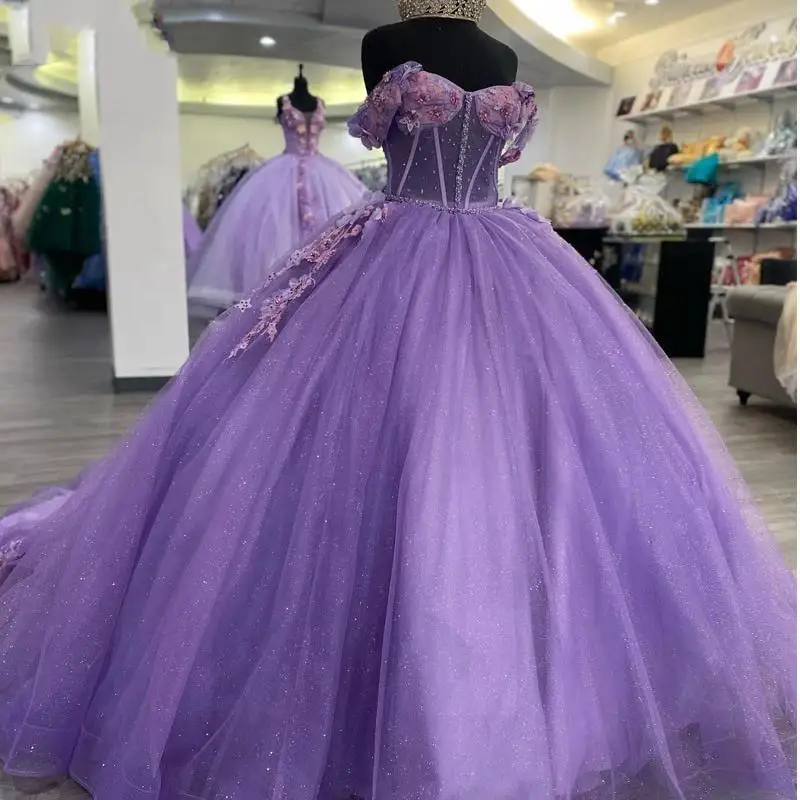 Purple Quinceanera Dresses For 15 Years Old Girls Sweetheart Beaded Birthday Party Gowns Graduation Customized
Purple Quinceanera Dresses For 15 Years Old Girls Sweetheart Beaded Birthday Party Gowns Graduation Customized