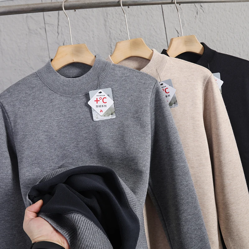 Men's Knitted Sweater f High Collar Fce Lined Wool Silk Inner Warmth Retention Autumn Winter Casual Sle Soft Polyeste...
Men's Knitted Sweater f High Collar Fce Lined Wool Silk Inner Warmth Retention Autumn Winter Casual Sle Soft Polyeste...