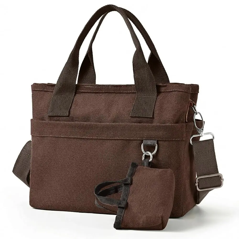 Small Canvas Tote Bag with Multi Pockets, Crossbody Shoulder Bag with Compartments and Zipper, Lightweight Adjustable
Small Canvas Tote Bag with Multi Pockets, Crossbody Shoulder Bag with Compartments and Zipper, Lightweight Adjustable