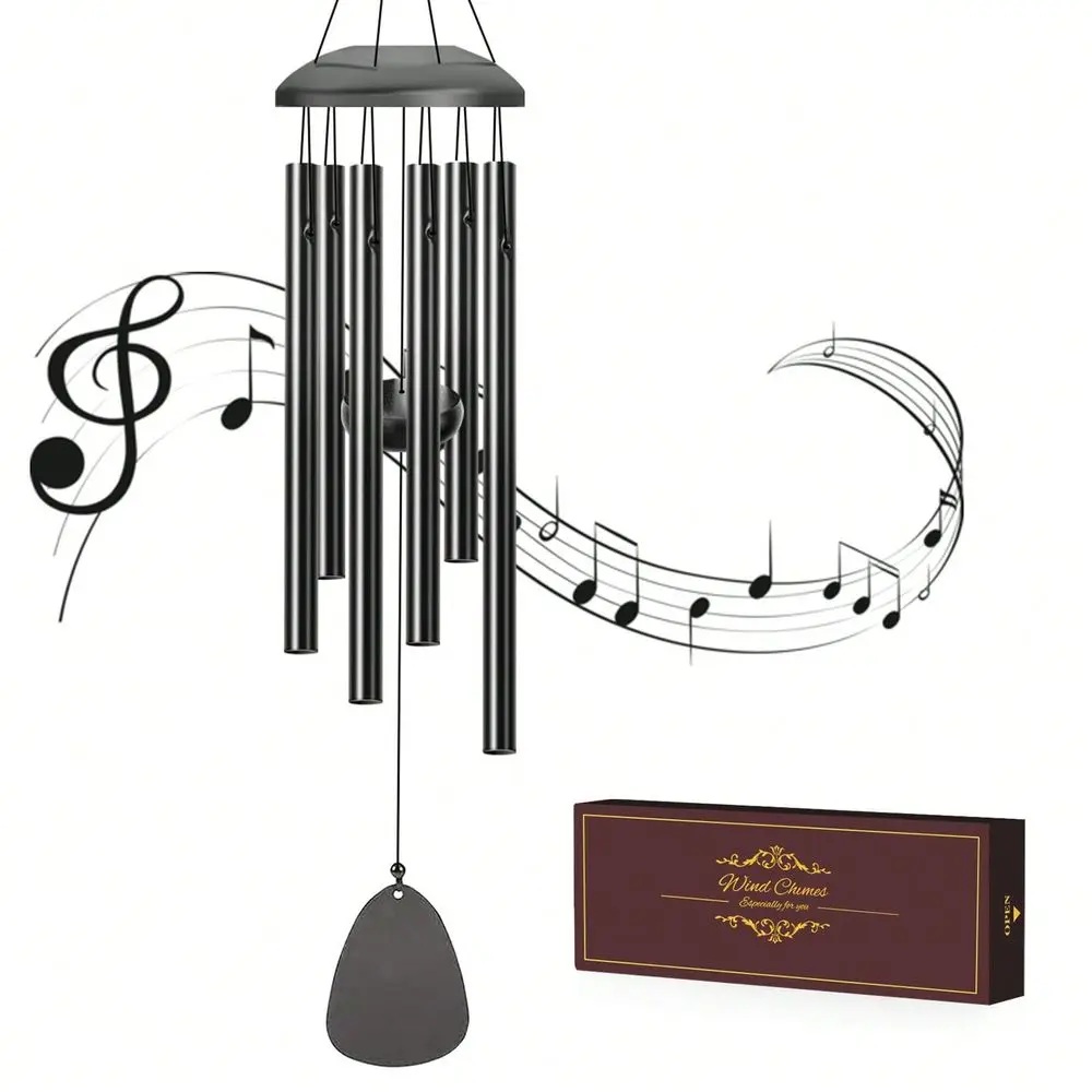 26 Inches Aluminium Wind Chimes, Resonant Tones, Soft Melodic Sound, GiftReady Design Premium Packaging Makes It Ready To Give
26 Inches Aluminium Wind Chimes, Resonant Tones, Soft Melodic Sound, GiftReady Design Premium Packaging Makes It Ready To Give