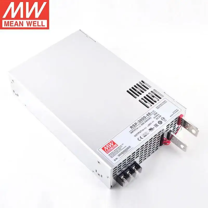 TaiWan MeanWell RSP-3000-48 48V 62.5A 3000W Switching Power Supply with Single Output AC-DC PFC Function
TaiWan MeanWell RSP-3000-48 48V 62.5A 3000W Switching Power Supply with Single Output AC-DC PFC Function