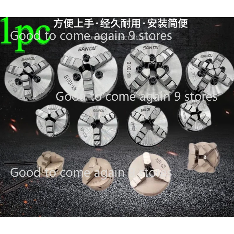 K01 50 K01-63/80 K02-50 K02-63/80 Lathe Chuck Three/four Jaw,M14*1 Thread or Flange for Mini DIY Wood Lathe Connecting Rod
K01 50 K01-63/80 K02-50 K02-63/80 Lathe Chuck Three/four Jaw,M14*1 Thread or Flange for Mini DIY Wood Lathe Connecting Rod