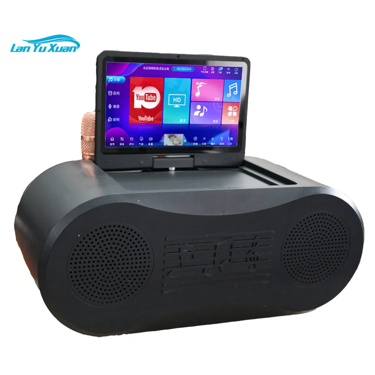Handheld Audio Karaoke Player Wireless Bluetooth Speaker with Mic Smart System Touch Screen Outdoor Portable Karaoke Machine
Handheld Audio Karaoke Player Wireless Bluetooth Speaker with Mic Smart System Touch Screen Outdoor Portable Karaoke Machine