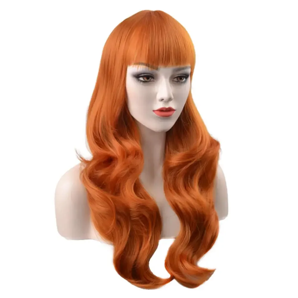 Women Orange Wigs for Women Long Wavy Orange Wig with Bangs Ginger Wigs Cosplay Heat Resistant Synthetic Wigs
Women Orange Wigs for Women Long Wavy Orange Wig with Bangs Ginger Wigs Cosplay Heat Resistant Synthetic Wigs