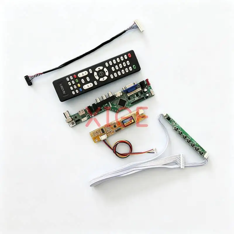 For QD15XL09 QD15XL01 QD15XL06 QD15XL04 Screen Drive Controller Board Kit DIY 1024x768 USB+AV+VGA+HDMI 1024*768 30Pin LVDS 1CCFL
For QD15XL09 QD15XL01 QD15XL06 QD15XL04 Screen Drive Controller Board Kit DIY 1024x768 USB+AV+VGA+HDMI 1024*768 30Pin LVDS 1CCFL