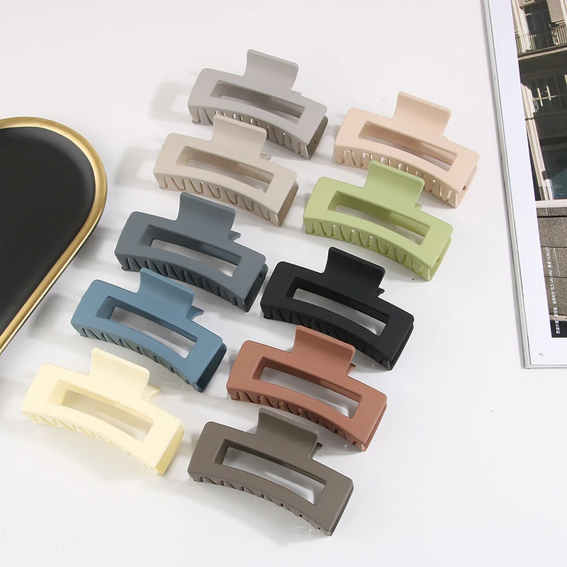 Fashion Practical 8.5cm 10.5cm Solid Square Frosted Matte Shark Clip Headdress Hair Accessories Jewelry For Women Girls
Fashion Practical 8.5cm 10.5cm Solid Square Frosted Matte Shark Clip Headdress Hair Accessories Jewelry For Women Girls