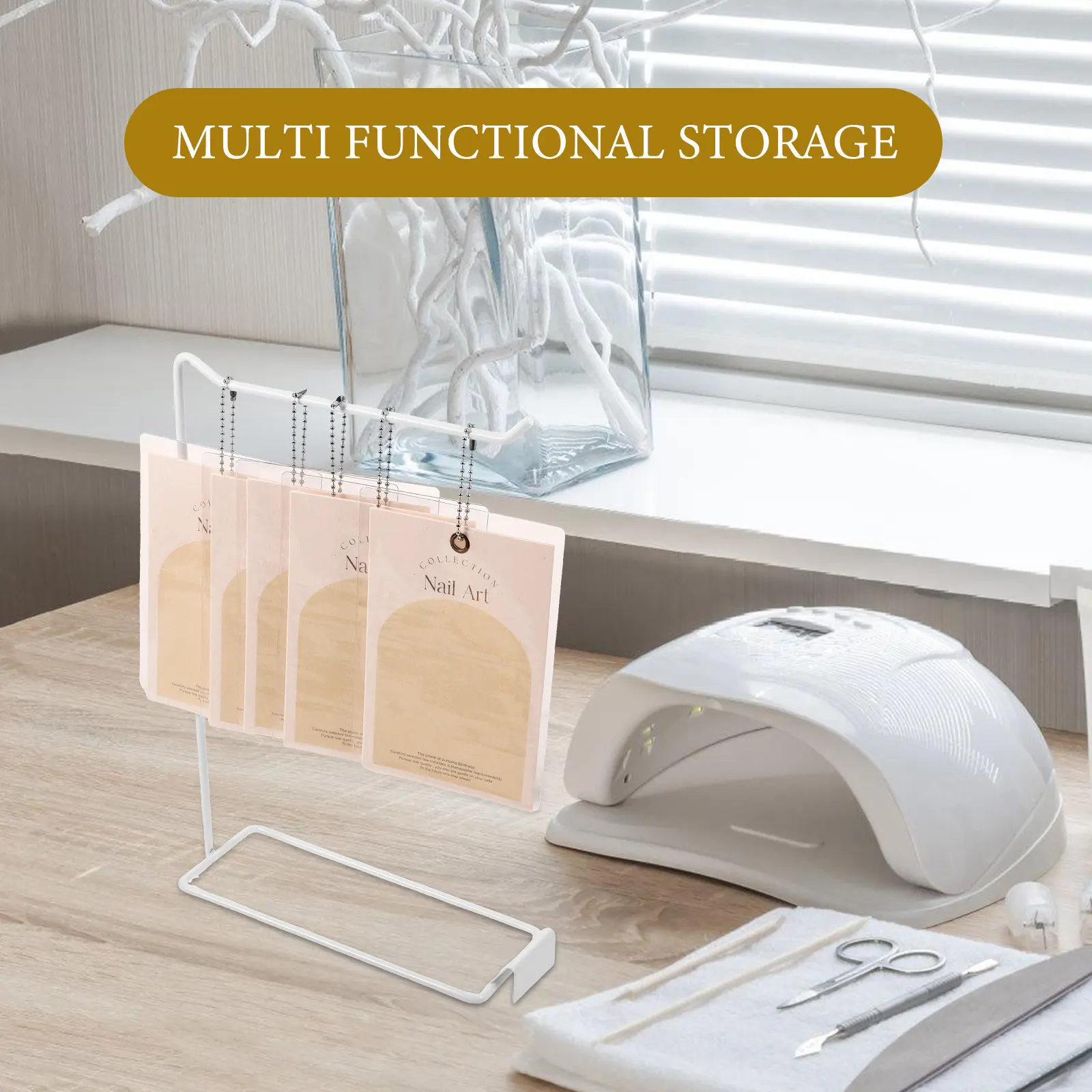 1Set Nail Art Display Holder for Press on Nails Stylish Multi-Functional Display Stand Organize Showcase Collection Salon Nail
1Set Nail Art Display Holder for Press on Nails Stylish Multi-Functional Display Stand Organize Showcase Collection Salon Nail