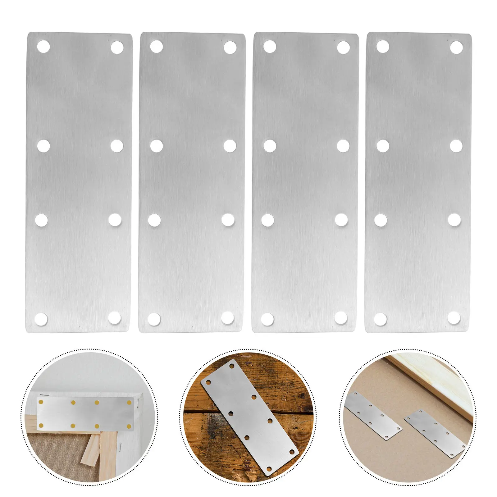 4Pcs Board Connector Straight Corner Braces Stainless Steel Flat Mending Plates Fixing Bracket for Furniture Repair and
4Pcs Board Connector Straight Corner Braces Stainless Steel Flat Mending Plates Fixing Bracket for Furniture Repair and