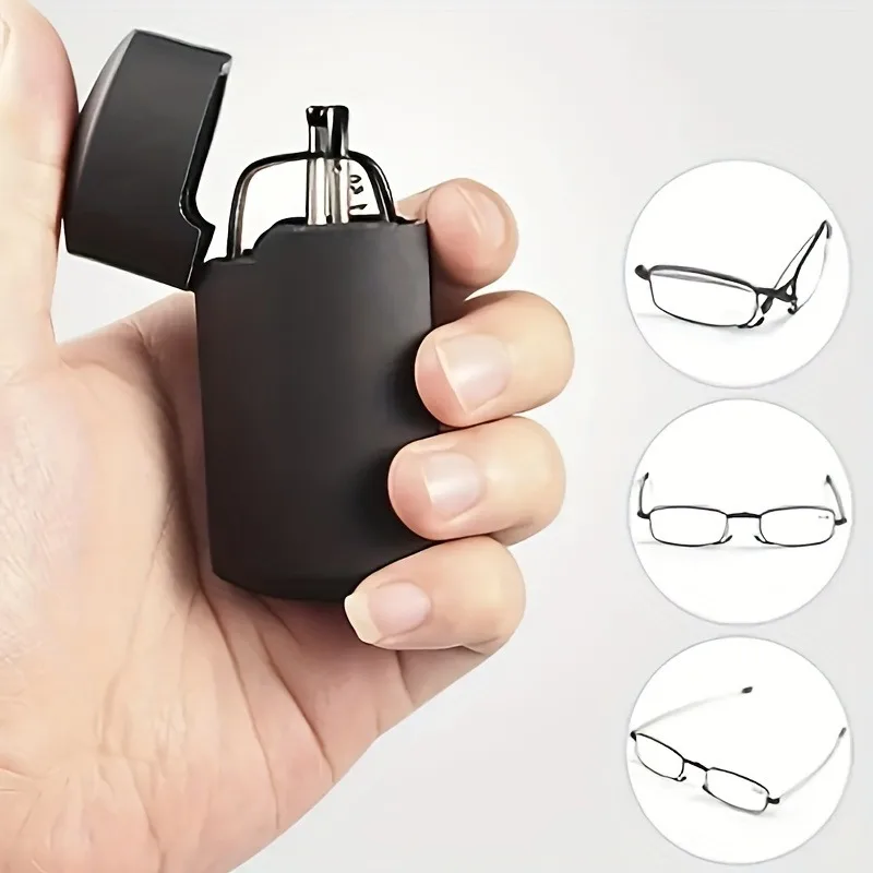 2 Pairs of Fashionable Foldable Reading Glasses Compact Design and Lightweight Box Portable and Foldable Reading Glasses
2 Pairs of Fashionable Foldable Reading Glasses Compact Design and Lightweight Box Portable and Foldable Reading Glasses