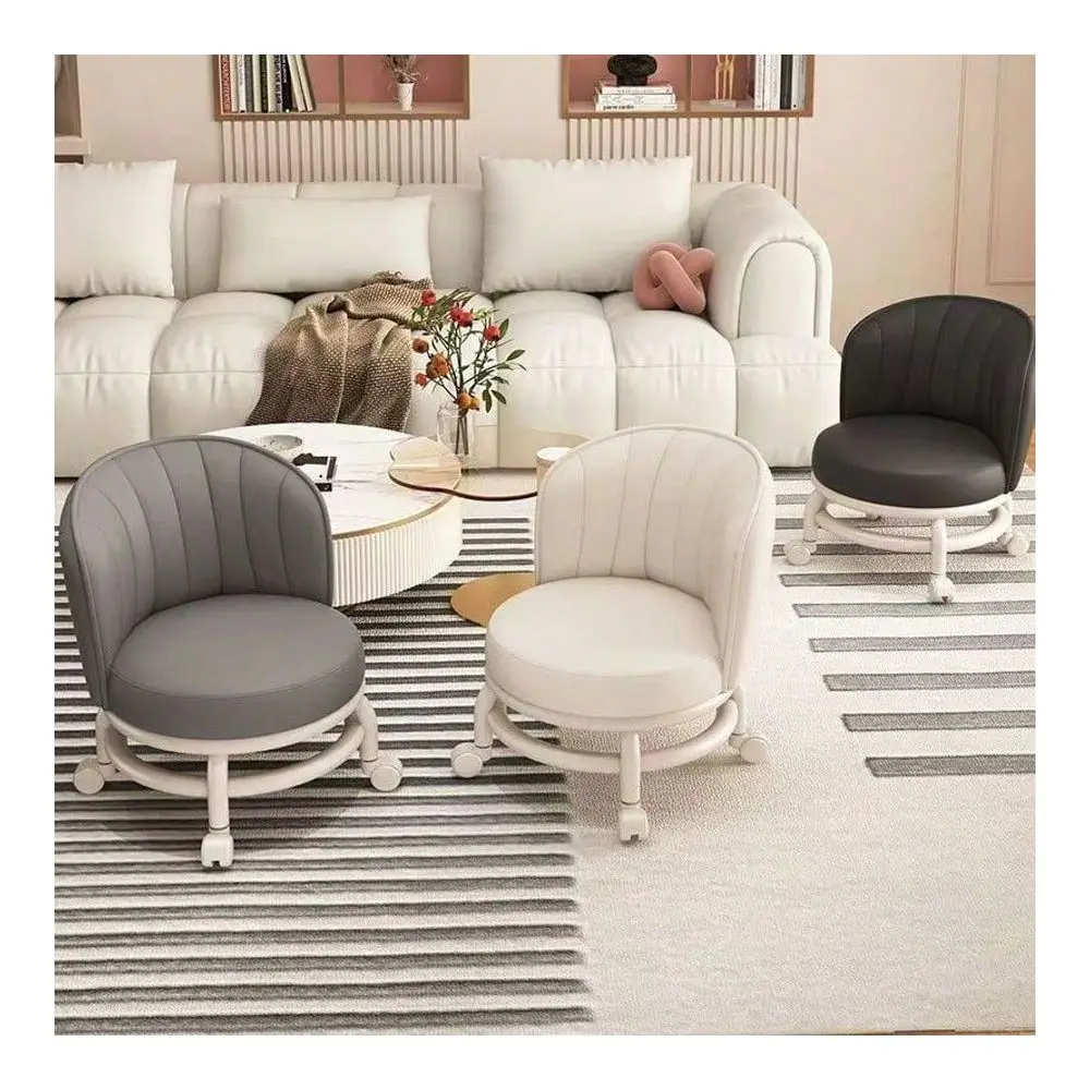 Rotating Rolling Stool Ergonomic PU Leather Seat, Heavy Duty Metal Frame With Shock Absorbing Casters, Perfect For Garage, Offi
Rotating Rolling Stool Ergonomic PU Leather Seat, Heavy Duty Metal Frame With Shock Absorbing Casters, Perfect For Garage, Offi