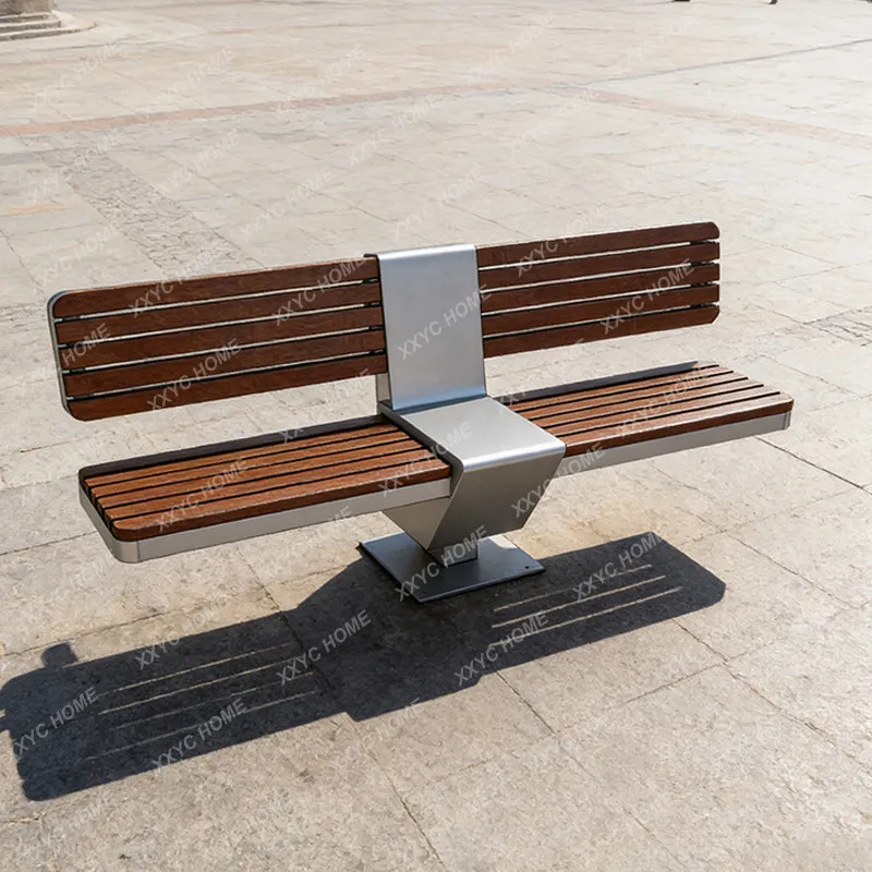 Stainless steel landscape seat Outdoor custom anti-corrosion wood metal seat
Stainless steel landscape seat Outdoor custom anti-corrosion wood metal seat