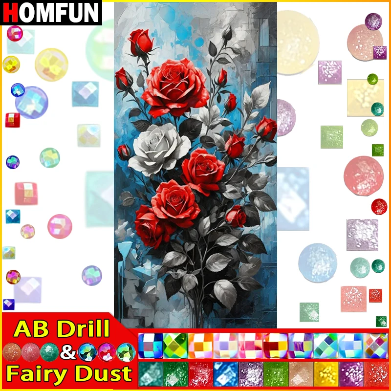 HOMFUN сказочная пыль AB полная алмазная живопись «цветок роза» картина для рукоделия 5D алмазная вышивка Декор
HOMFUN сказочная пыль AB полная алмазная живопись «цветок роза» картина для рукоделия 5D алмазная вышивка Декор