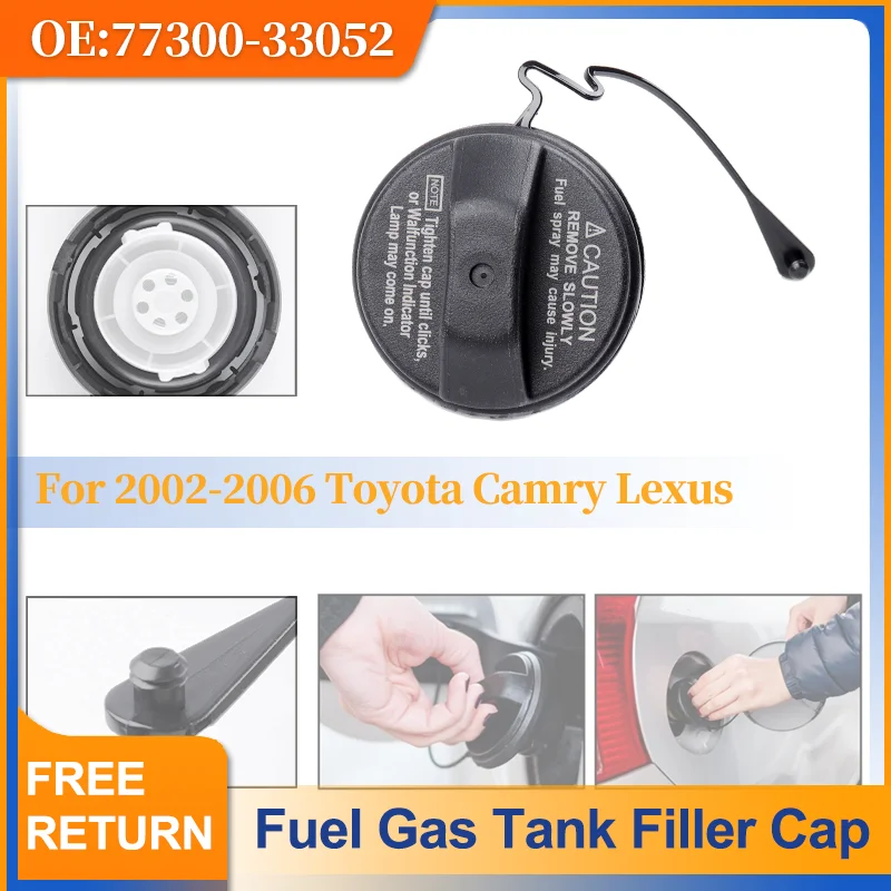 Fuel Tank Gas Cap OE#77300-33052 77300-33070 For Toyota Tundra 2003–2006 Tacoma 2005–2009 Matrix 2004–2006 4Runner 2003–2009
Fuel Tank Gas Cap OE#77300-33052 77300-33070 For Toyota Tundra 2003–2006 Tacoma 2005–2009 Matrix 2004–2006 4Runner 2003–2009