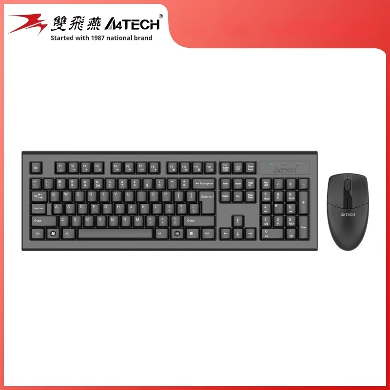 A4tech 3100n 2.4g Wireless Keyboard Mouse Combos Usb Interface Office Home Laptop/Desktop 12 Months Battery Life Splash-Proof
A4tech 3100n 2.4g Wireless Keyboard Mouse Combos Usb Interface Office Home Laptop/Desktop 12 Months Battery Life Splash-Proof