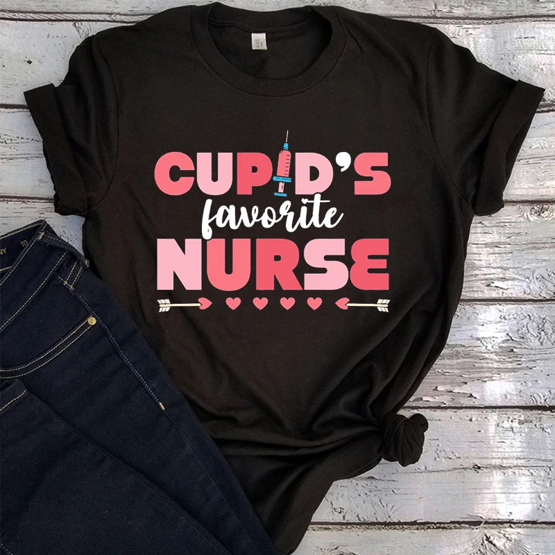Valentine Nurse Shirt Favorite Nurse Tops Nurse Tshirt Valentine's Day Valentine Gift Harajuku Women Clothes Vintage Tee
Valentine Nurse Shirt Favorite Nurse Tops Nurse Tshirt Valentine's Day Valentine Gift Harajuku Women Clothes Vintage Tee