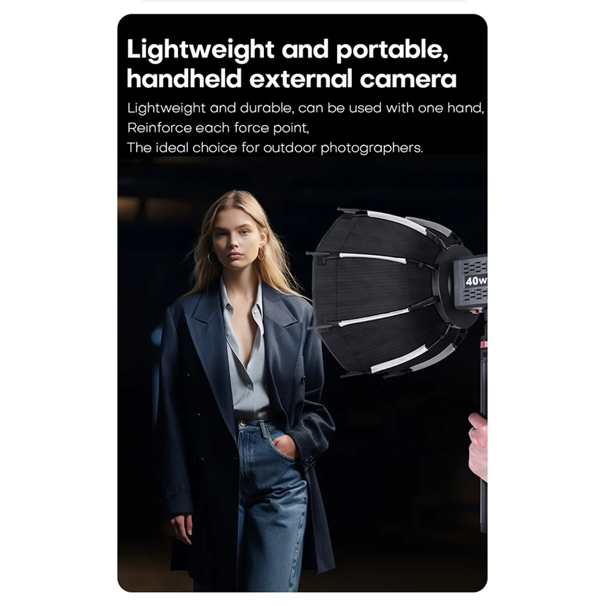 BABPP 30cm Octagonal Softbox Mini Bowens Mount Quick Release Honeycomb Grid Softbox for ZU60 or M60 COB Fill Light Studio
BABPP 30cm Octagonal Softbox Mini Bowens Mount Quick Release Honeycomb Grid Softbox for ZU60 or M60 COB Fill Light Studio