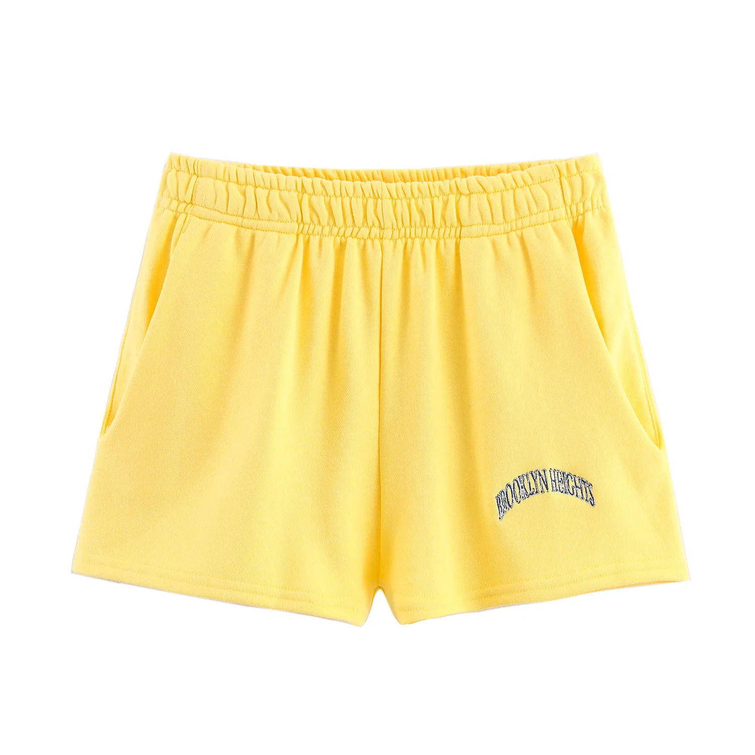 Новые модные повседневные однотонные прямые шорты с высокой талией и эластичной резинкой на талии для женщин
Новые модные повседневные однотонные прямые шорты с высокой талией и эластичной резинкой на талии для женщин