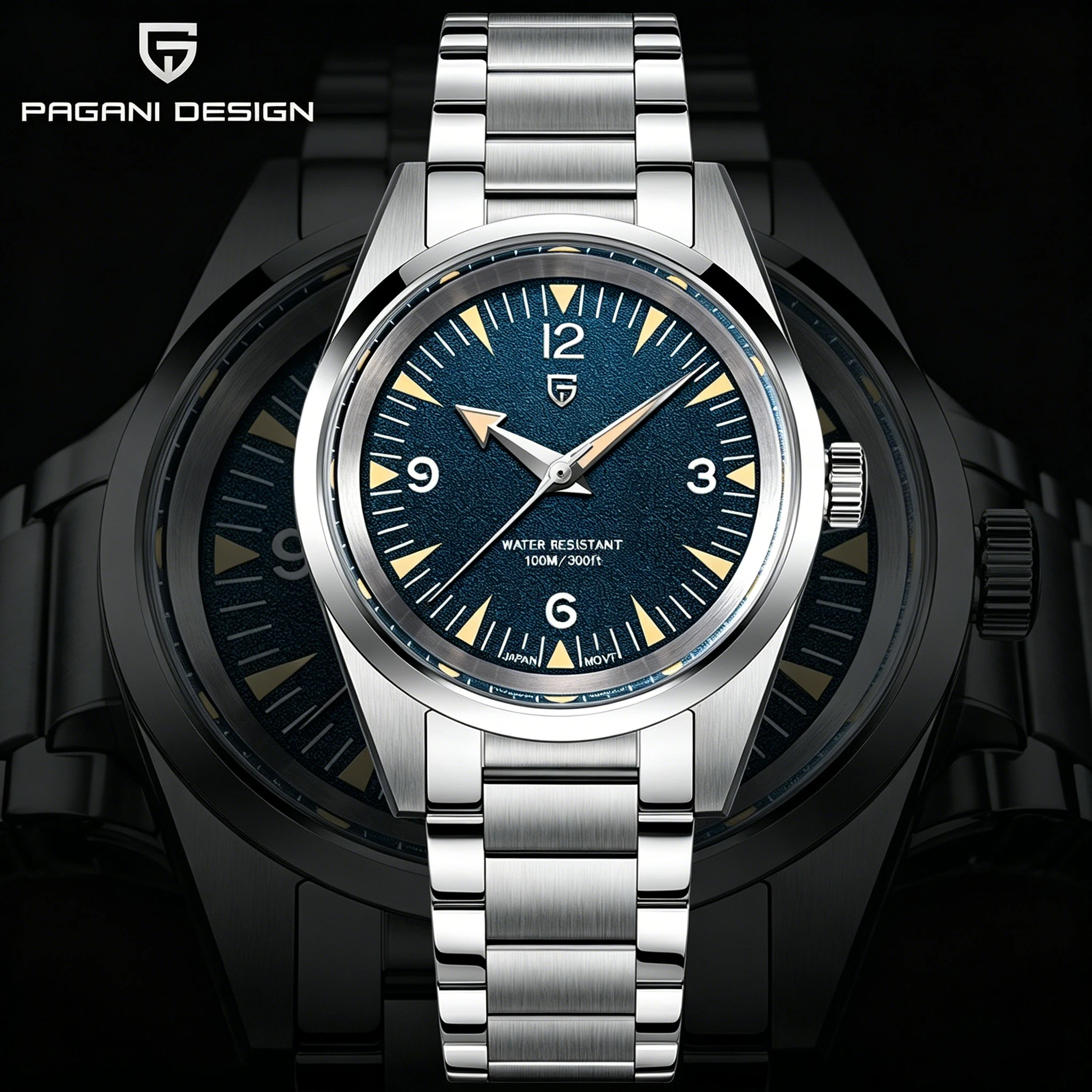 PAGANI DESIGN 2026 New 38mm Mens Quartz Watch VH31 Luminous C3 Sapphire Stainless Steel Waterproof Reloj Hombre Watches
PAGANI DESIGN 2026 New 38mm Mens Quartz Watch VH31 Luminous C3 Sapphire Stainless Steel Waterproof Reloj Hombre Watches