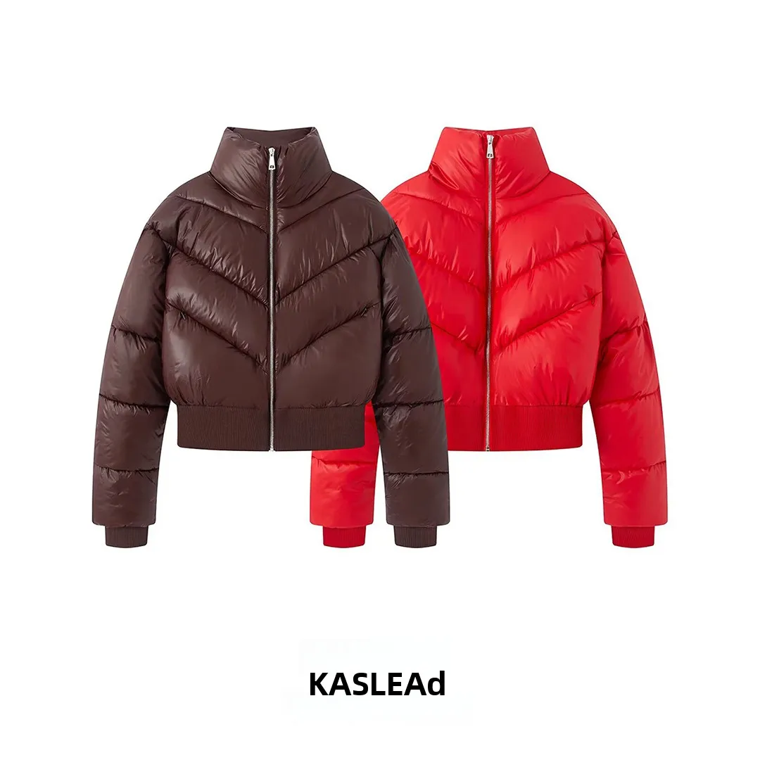 KASLEAD New Women's Fashion Thickened Zipper Cotton Jacket Stand Collar All-Match Short Outerwear Polyester Fiber Long Sleeve
KASLEAD New Women's Fashion Thickened Zipper Cotton Jacket Stand Collar All-Match Short Outerwear Polyester Fiber Long Sleeve