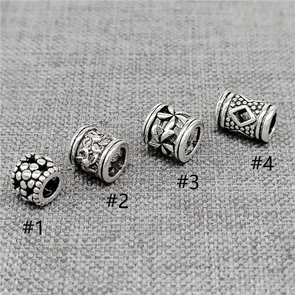 10 Sterling Silver Oxidized Flower Tube Beads 925 Silver Floral Barrel Bracelet Spacer
10 Sterling Silver Oxidized Flower Tube Beads 925 Silver Floral Barrel Bracelet Spacer