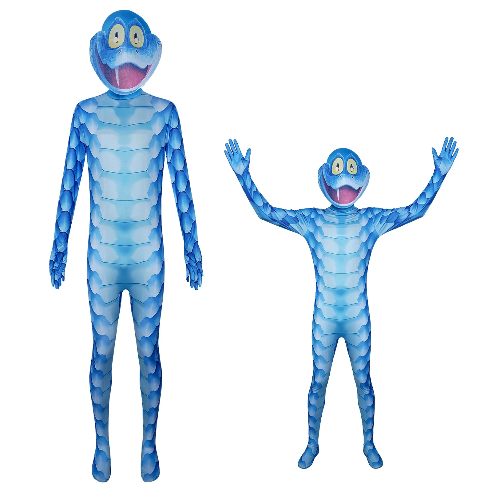 Gary De'Snake Cosplay Costume Zootopia Costume Blue Snake Jumpsuit with Headgear Party Outfit Character Role Play Bodysuit
Gary De'Snake Cosplay Costume Zootopia Costume Blue Snake Jumpsuit with Headgear Party Outfit Character Role Play Bodysuit