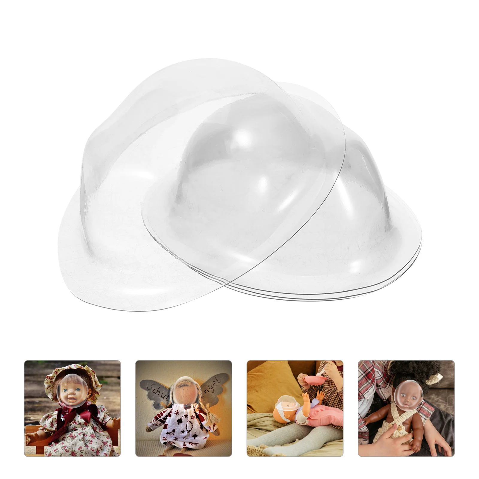 4 Pcs Mask Face Cover Makeup Protection Dolls Craft Mini for Toys Masks The Accessories Plastic Covers Transparent
4 Pcs Mask Face Cover Makeup Protection Dolls Craft Mini for Toys Masks The Accessories Plastic Covers Transparent