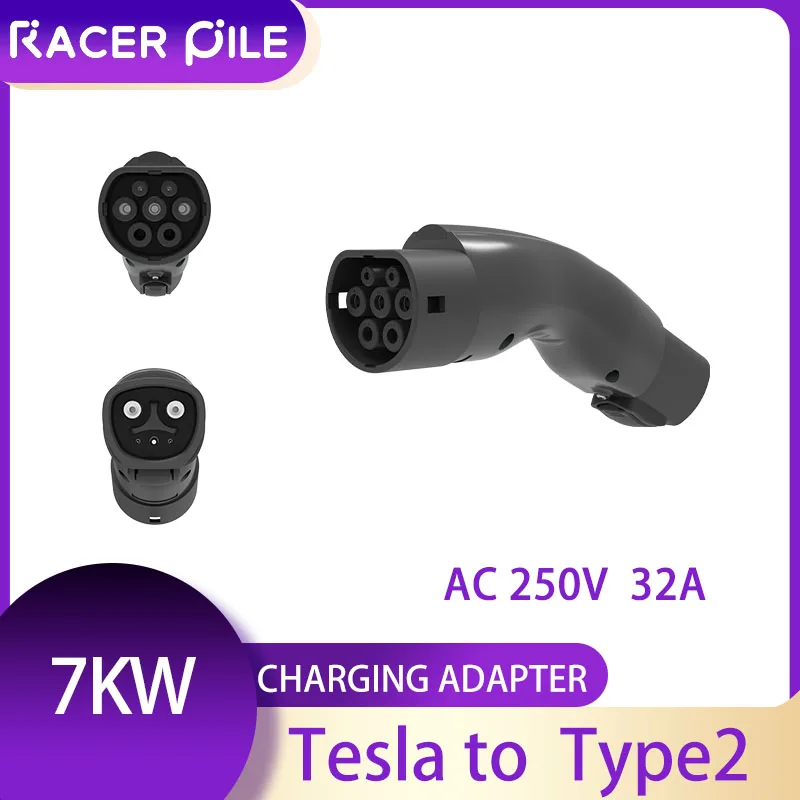 Адаптер зарядного устройства для электромобилей 7 кВт, 32 А переменного тока, 250 В, преобразователь Tesla в IEC 62196-2, тип 2, подходит для автомобиля MG4 MG5 KIA HYUNDAI
Адаптер зарядного устройства для электромобилей 7 кВт, 32 А переменного тока, 250 В, преобразователь Tesla в IEC 62196-2, тип 2, подходит для автомобиля MG4 MG5 KIA HYUNDAI