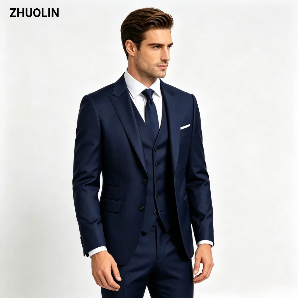 Elegant Suit For Men Wedding 3 Pieces 2 Sets Jackets Vest Pants Blazers Full Fashion Slim Fit Coats 2025 Formal Classic Costume
Elegant Suit For Men Wedding 3 Pieces 2 Sets Jackets Vest Pants Blazers Full Fashion Slim Fit Coats 2025 Formal Classic Costume
