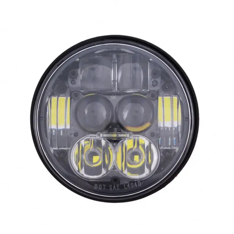 Suitable for Harley-davidson Fat Bob 5-inch black circular shell LED lamp motorcycle headlight
Suitable for Harley-davidson Fat Bob 5-inch black circular shell LED lamp motorcycle headlight